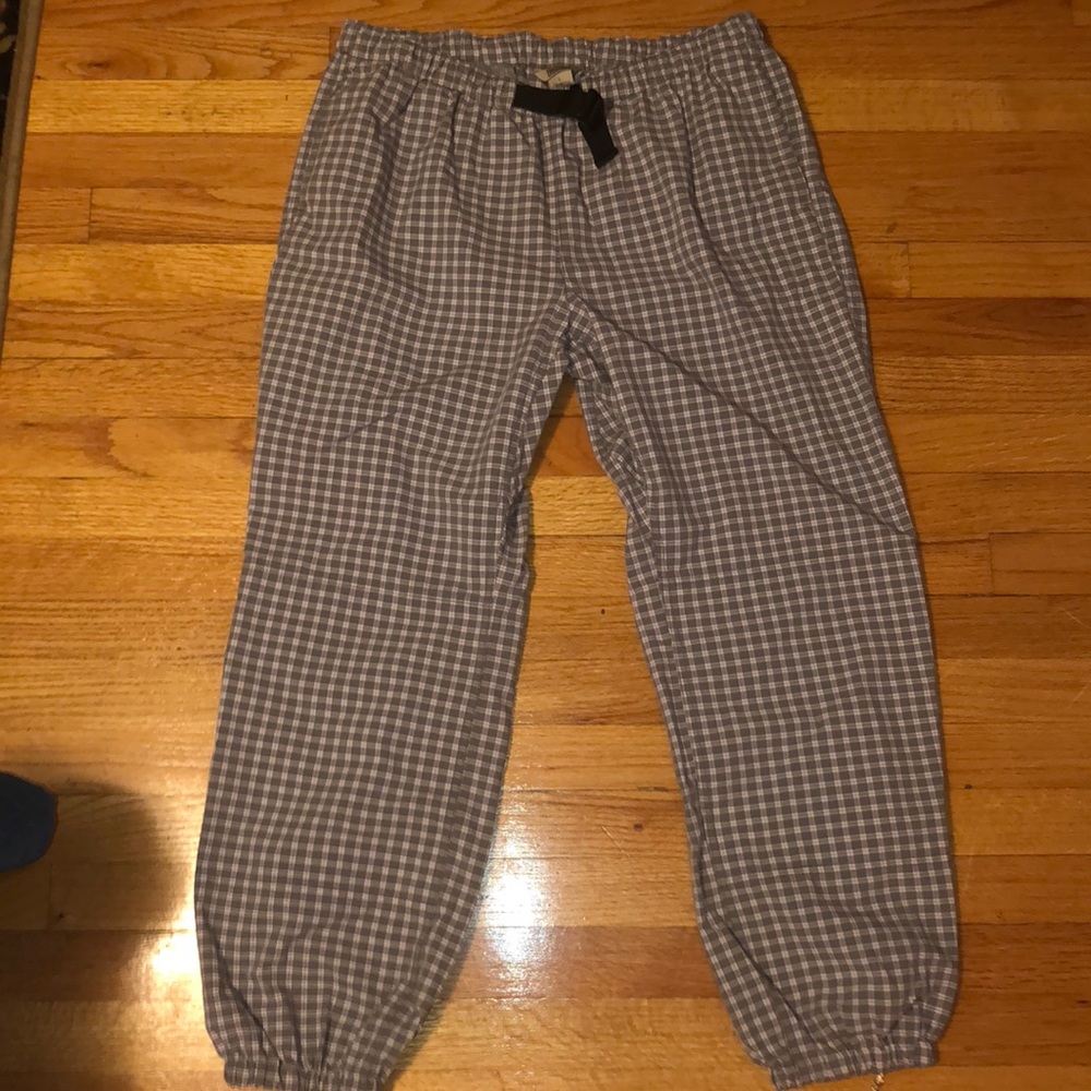 DELUTH TRADING PLAID NYLON SNOWPANTS SKI WIND PANT